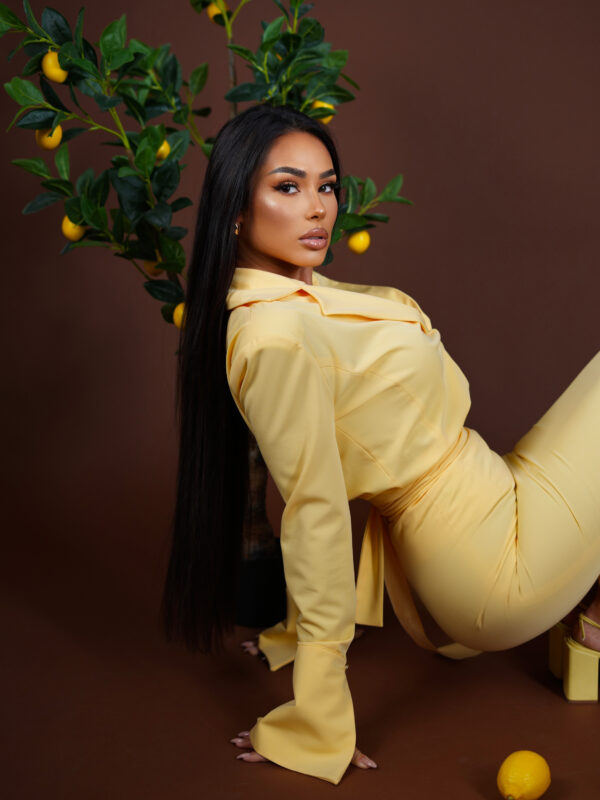 Ženska košulja Nia. Materijal: 95% viskoza, 5% elastin